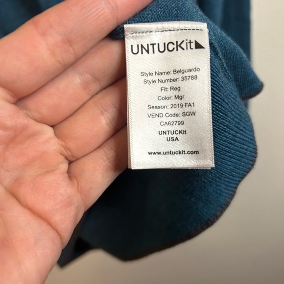 UNTUCKit Belguardo Quarter Zip Sweater - Picture 4 of 4